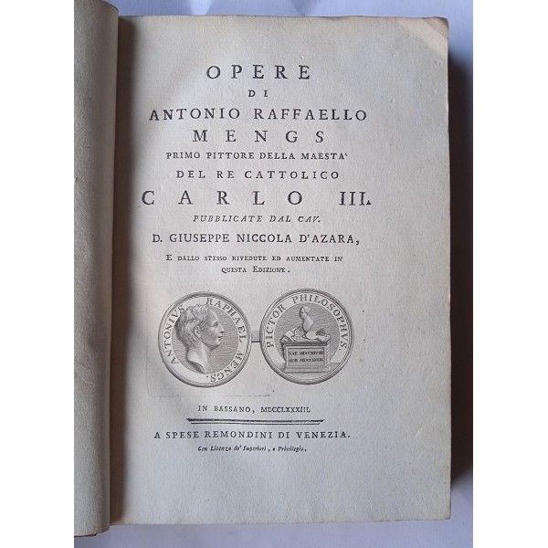 Opere di Antonio Raffaello Mengs Opere di Antonio Raffaello Mengs