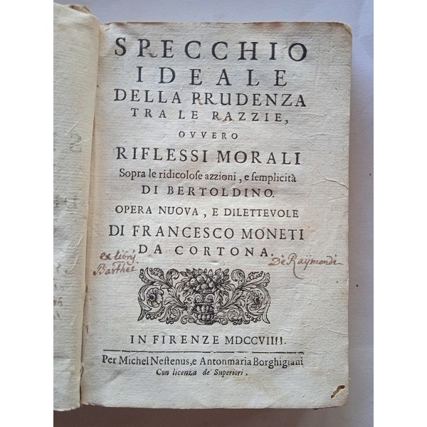 Specchio ideale della prudenza tra le pazzie Specchio ideale della prudenza tra le pazzie