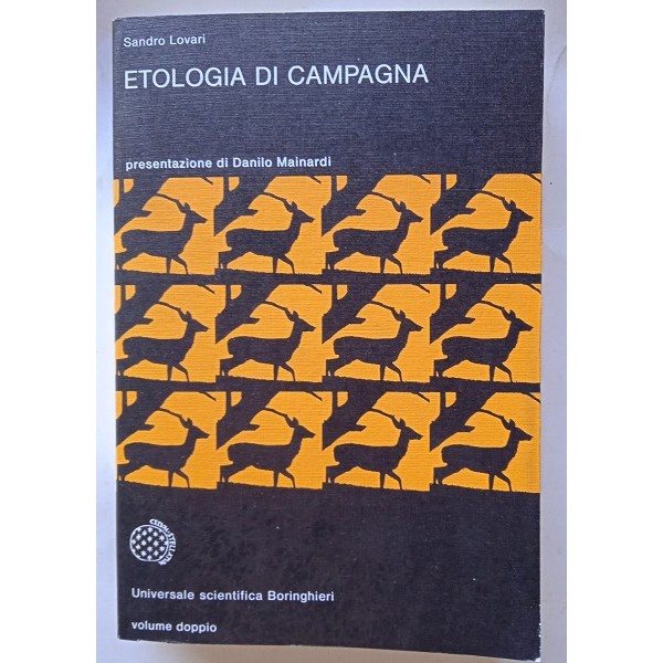 Etologia di campagna Etologia di campagna