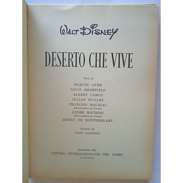 Deserto che vive Deserto che vive