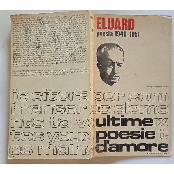 Ultime poesie d’amore. A cura di Vincenzo Accame Ultime poesie d’amore. A cura di Vincenzo Accame