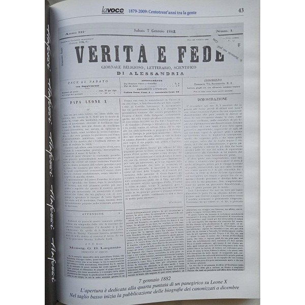 1879 2009 Centotrent’anni tra la gente 1879 2009 Centotrent’anni tra la gente