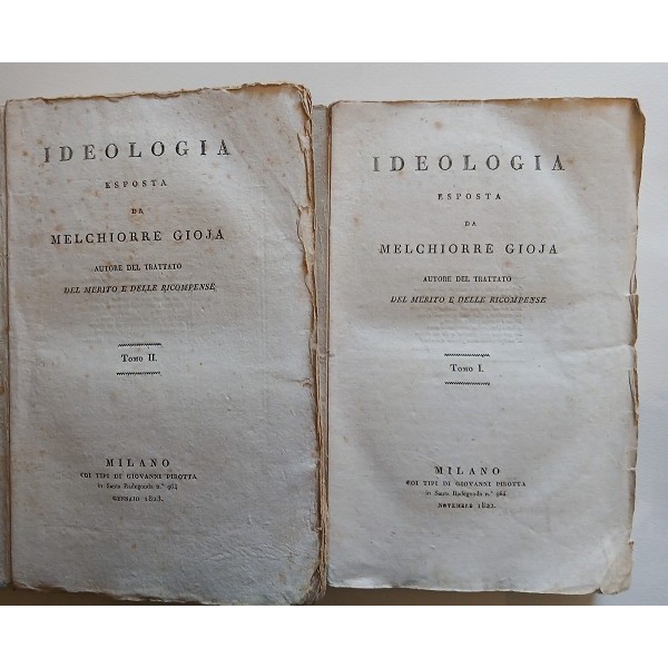 Ideologia esposta da Melchiorre Gioja Ideologia esposta da Melchiorre Gioja