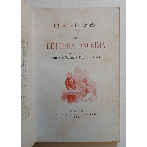 La lettera anonima illustrata da Mainardo Pagani e Ettore Ximenes La lettera anonima illustrata da Mainardo Pagani e Ettore Ximenes