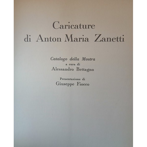 Caricature di Anton Maria Zanetti. Caricature di Anton Maria Zanetti.