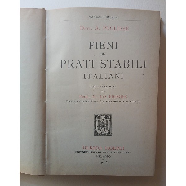 Fieni dei prati stabili italiani Fieni dei prati stabili italiani