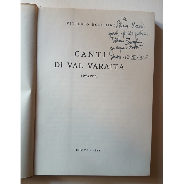 Canti di Val Varaita 1933-1952 Canti di Val Varaita 1933-1952