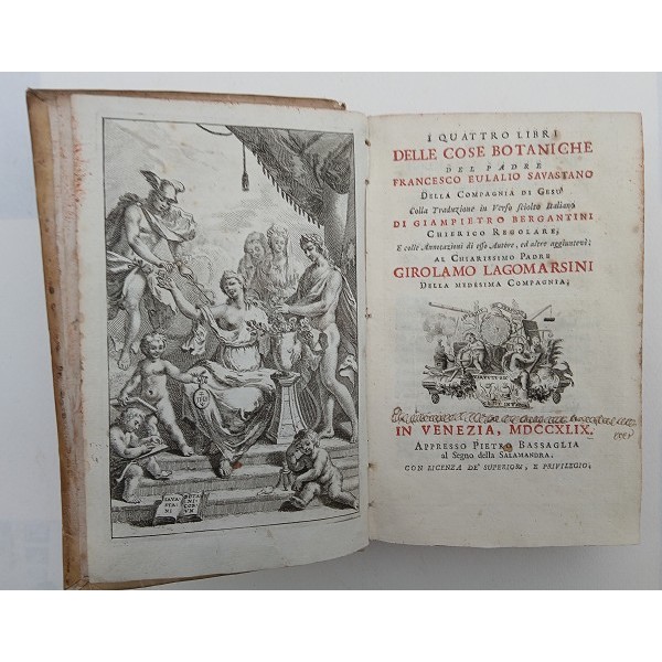 I quattro libri delle cose botaniche I quattro libri delle cose botaniche