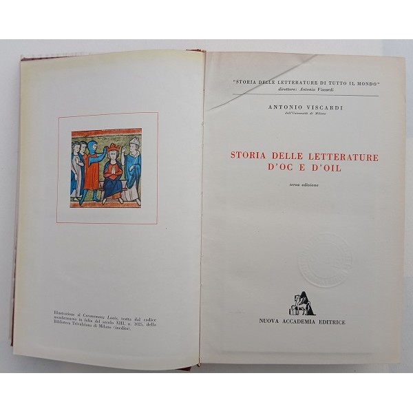 Storia delle letterature d’oc e d’oil Storia delle letterature d’oc e d’oil